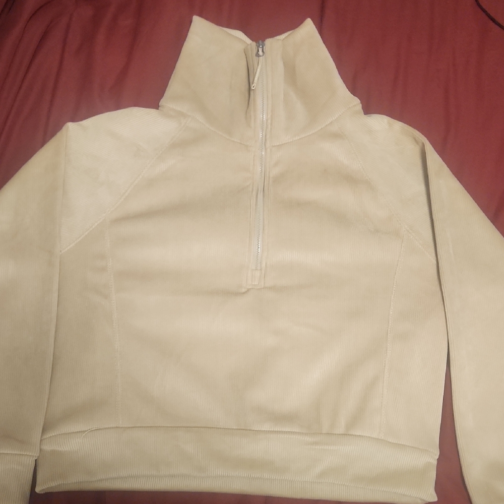Kyodan Cream High-Neck Sweatshirt